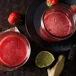 Jordgubbsjuice med ingefära och lime