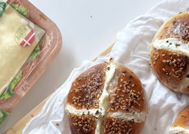 Pan Coreano con Arla Havarti