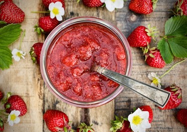 Jordbærmarmelade med chiafrø