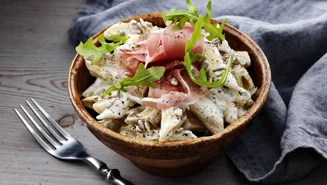 Pasta med rucolapesto