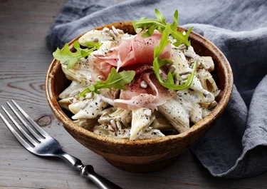 Pasta med rucolapesto