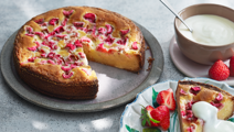 Rabarberkladdkaka