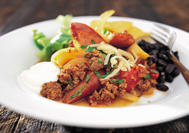 Chili med chorizo
