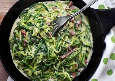 Courgette noodles