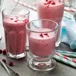 Vinbärs- och rabarbermilkshake