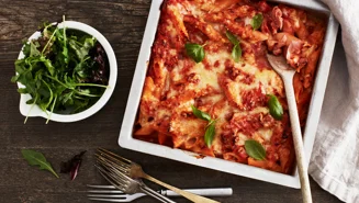 Pastagratäng med skinka