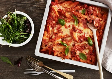 Pastagratäng med skinka