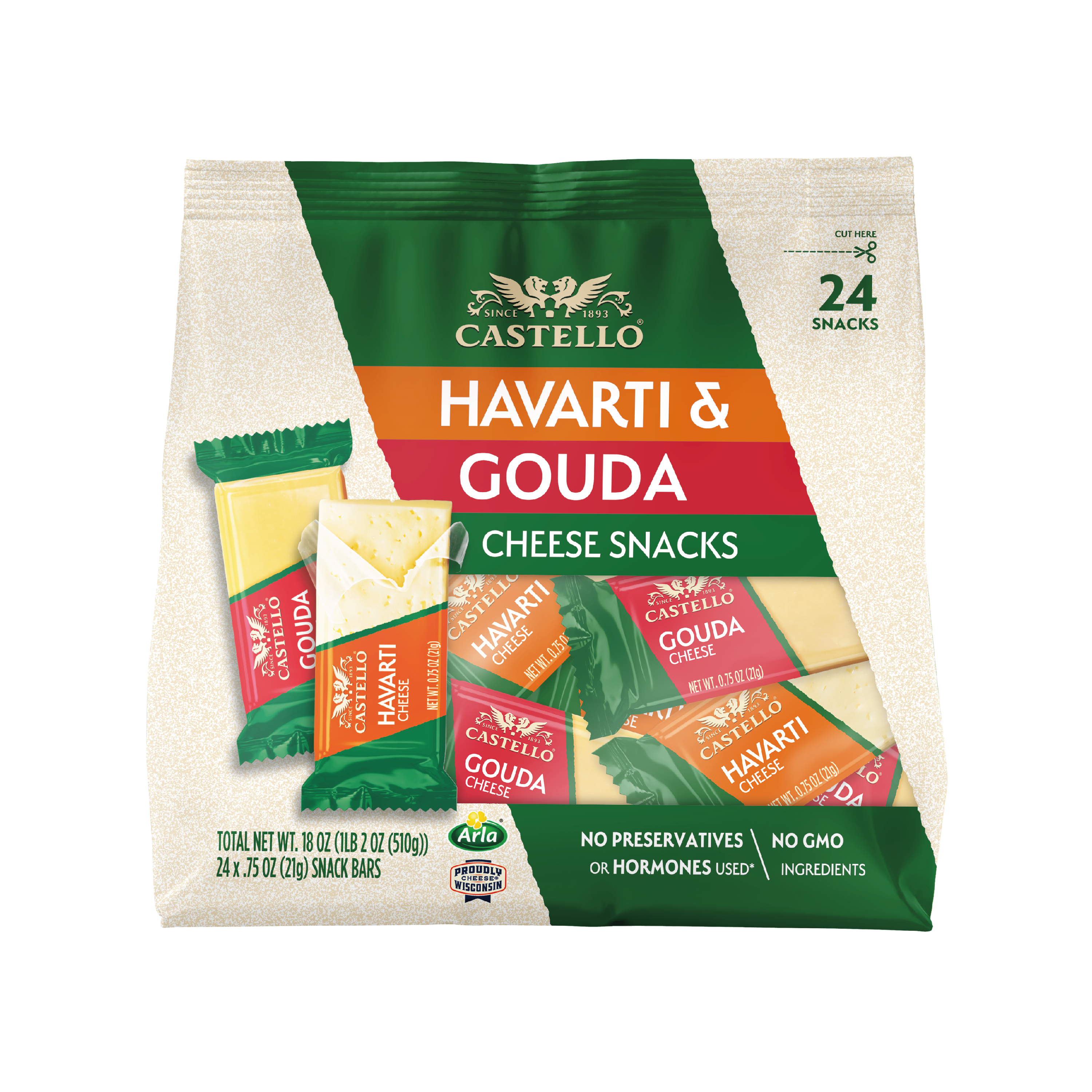 Castello® Snack Cheese Havarti & Gouda