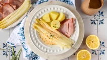 Asperges met ham