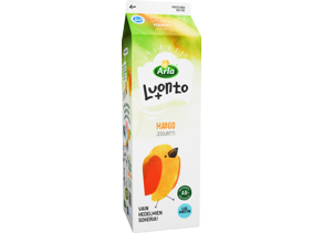 Arla Luonto+ AB mangojogurtti 1kg laktoositon
