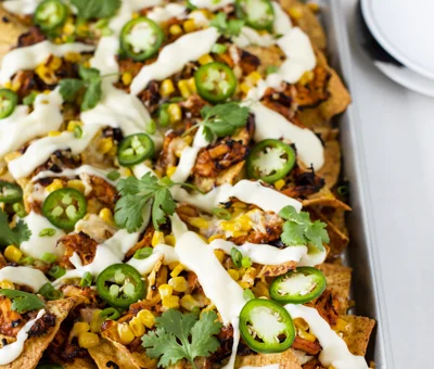 Spicy Chicken Nachos