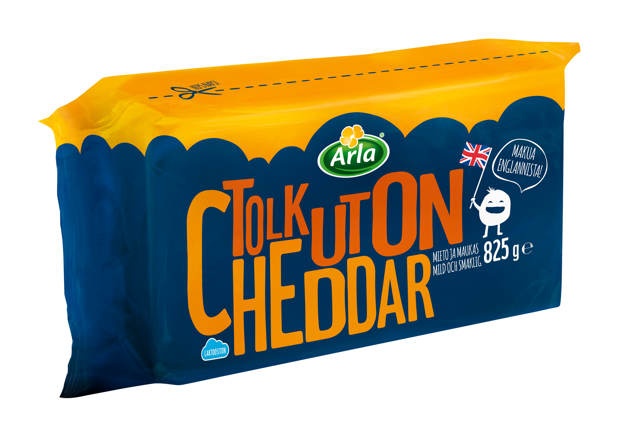 Arla tolkuton cheddar 825g