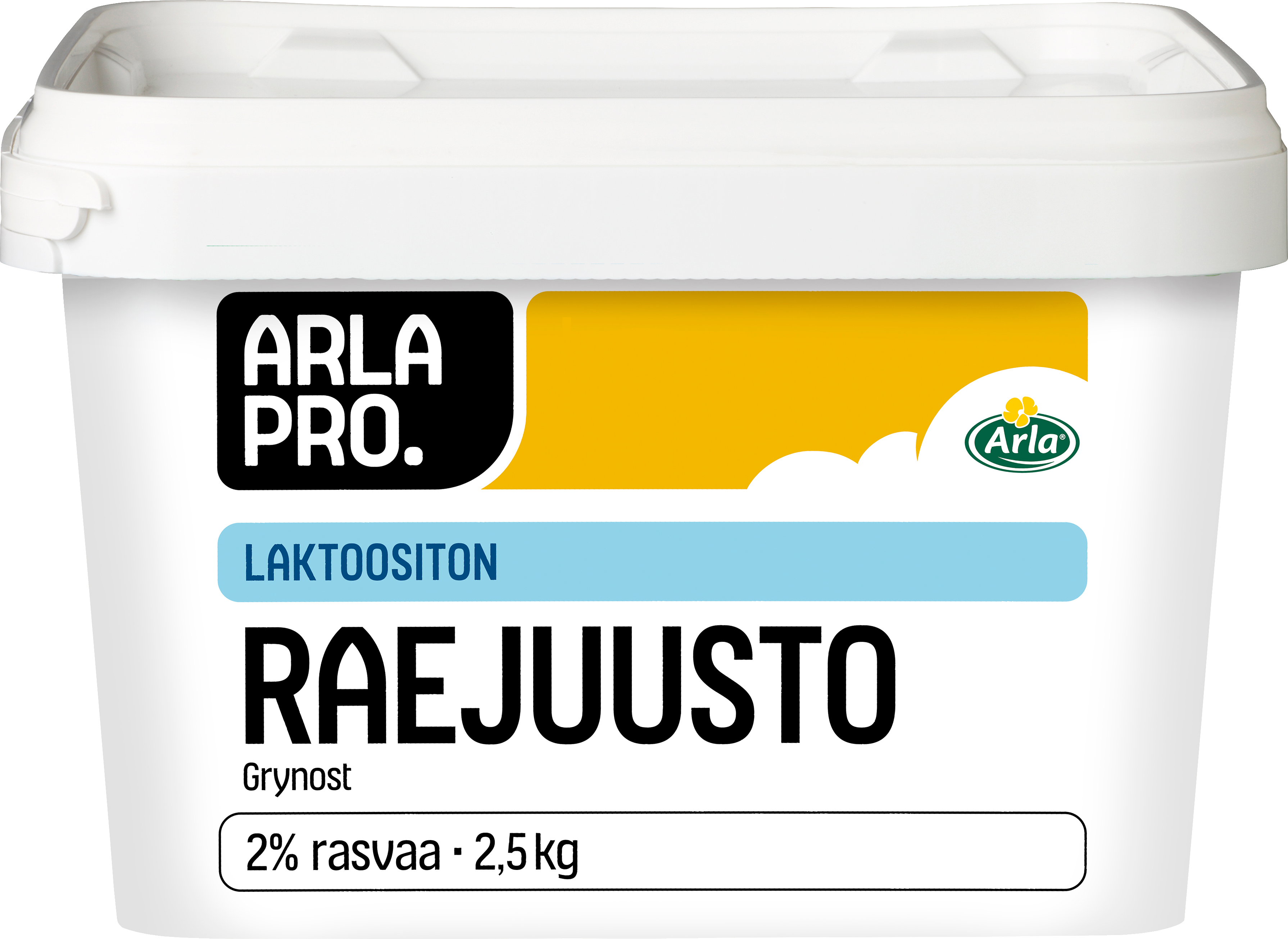 Arla Pro laktoositon raejuusto 2,5kg