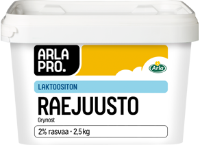 Arla Pro laktoositon raejuusto 2,5kg