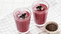 Smoothie med chia och blåbär