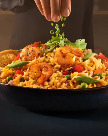 Shrimp fried rice