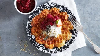 Cottage cheese våfflor