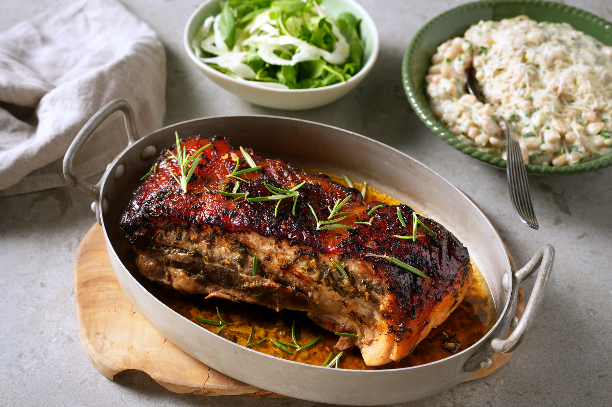 Långbakad fläsksida 