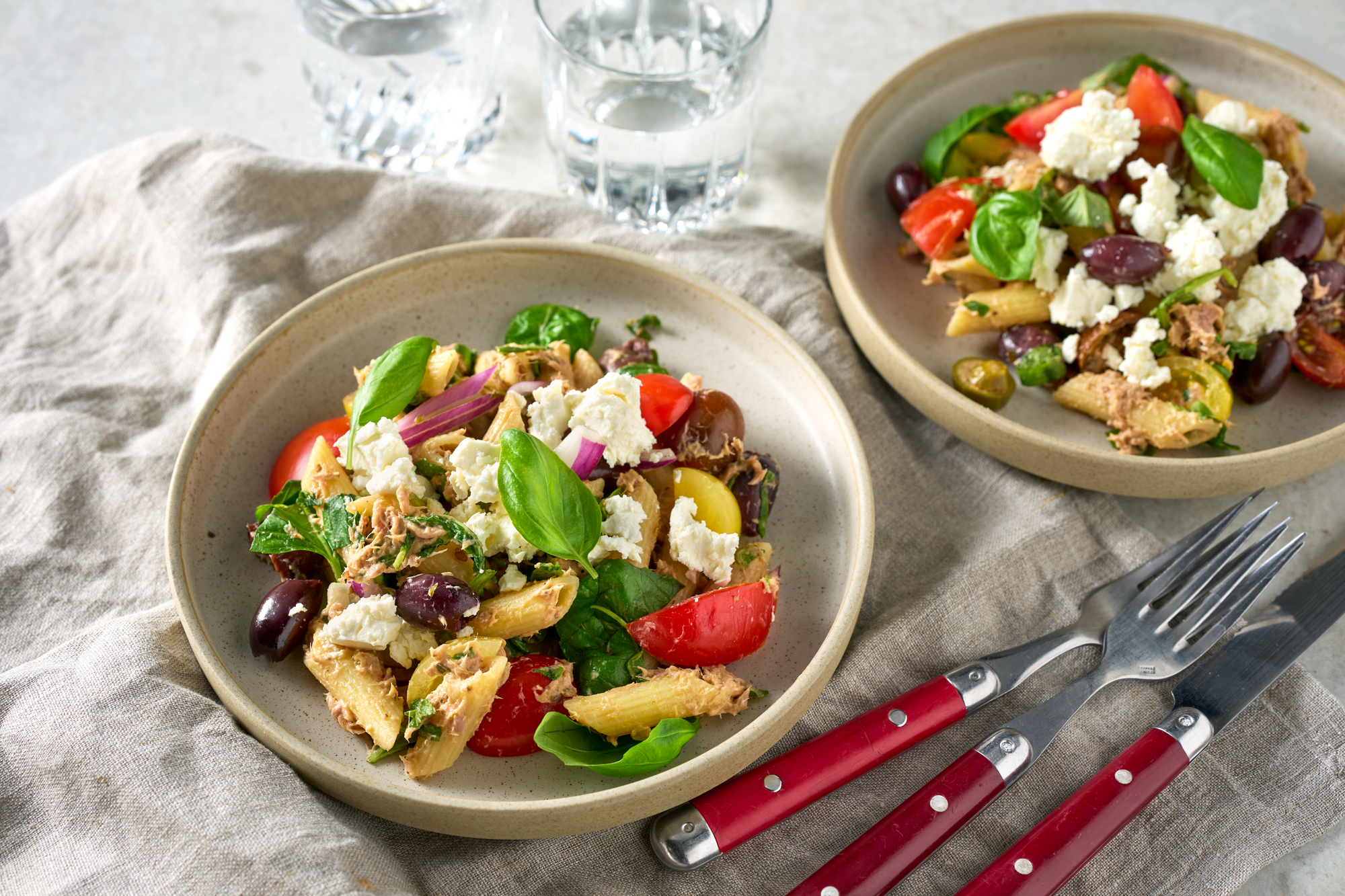 Pastasallad med tonfisk 