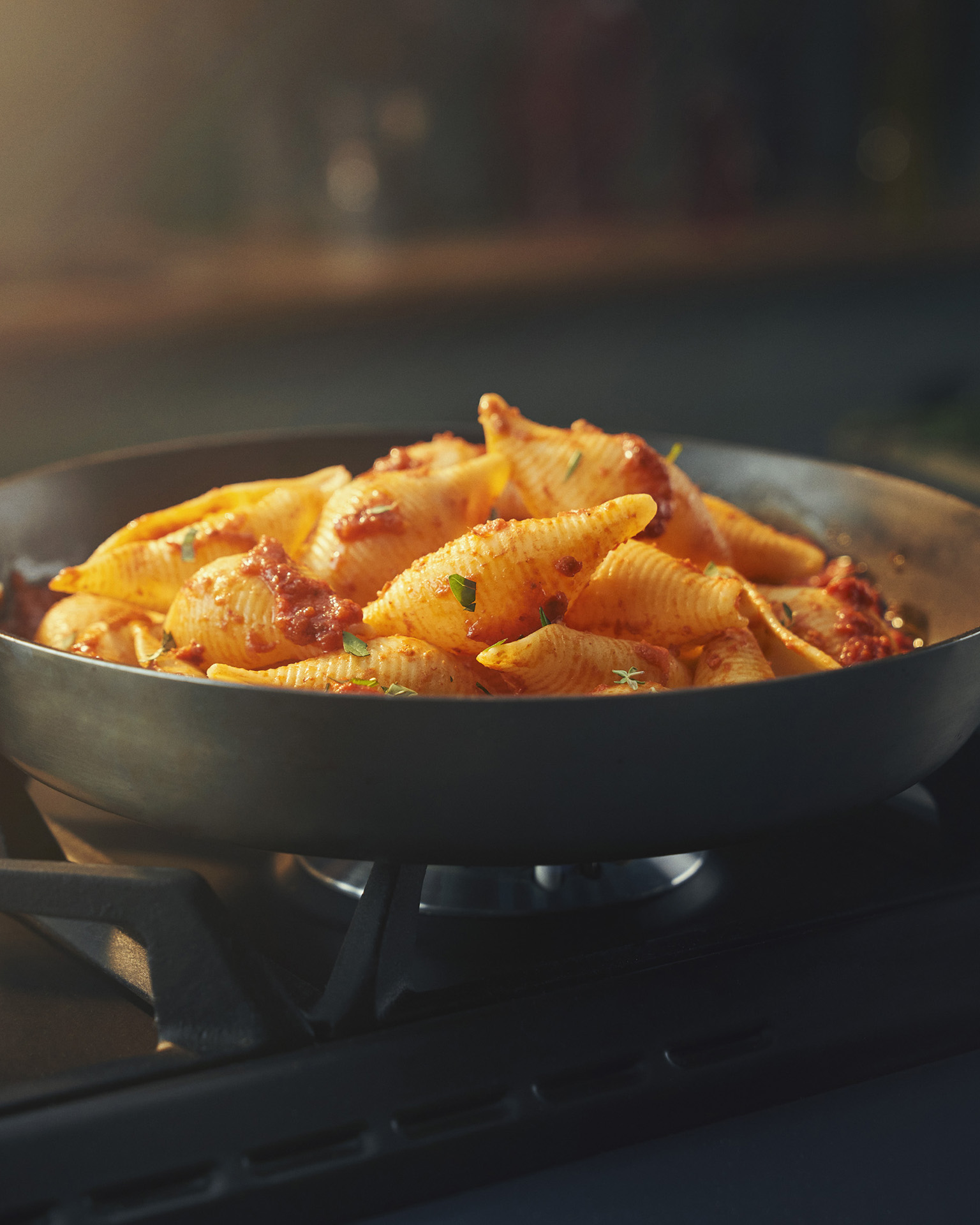 Pasta met nduja-tomatensaus 