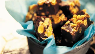 Tryffel med jordnötter