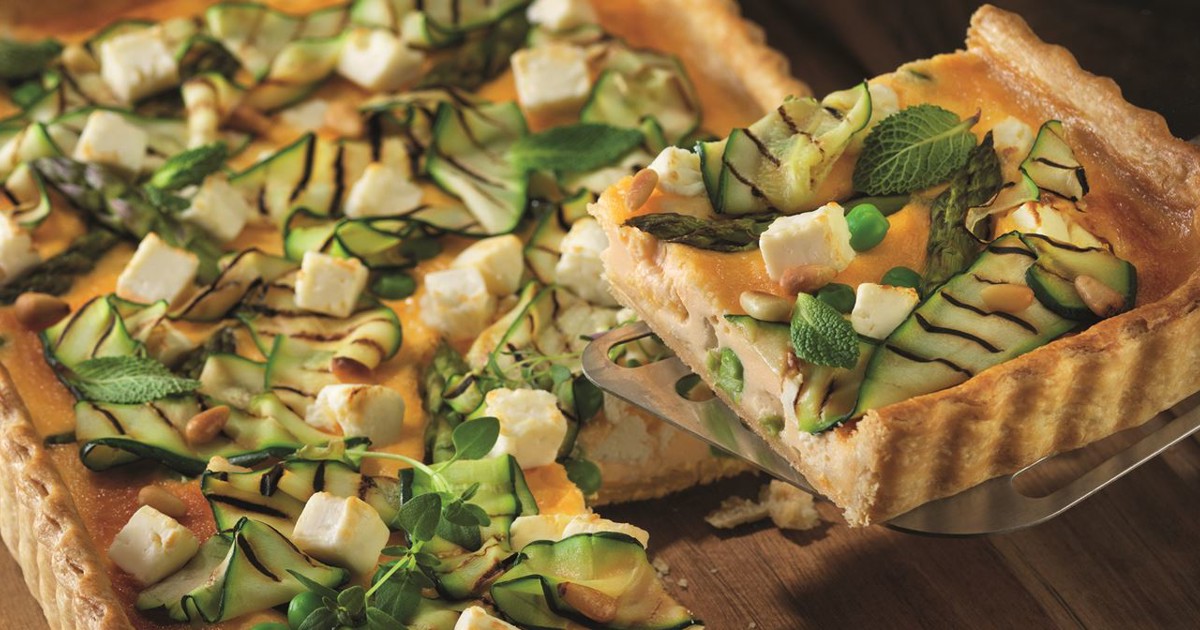 Asperge quiche met witte kaas | Arla.nl - Recept | Arla