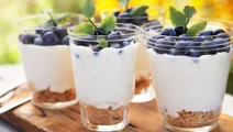 Lactosevrije vanilleyoghurt dessert
