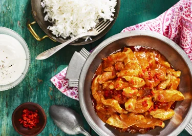 Kyckling masala med chili och yoghurt