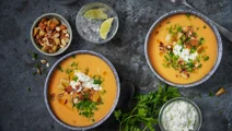 Salmorejo - Spansk tomatsoppa med cottage cheese