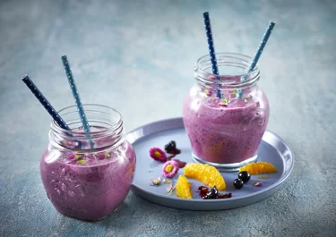 Smoothie met bevroren fruit