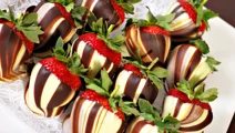 Strawberries Dipped in Chocolate