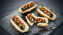 Cheddarfyllda Hot Dogs