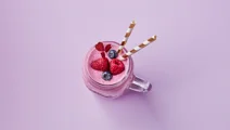 Skyr-Smoothie mit Haferflocken