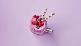Skyr smoothie with oats
