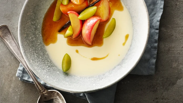 Panna cotta med bid
