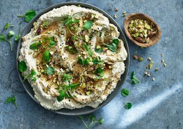 Hummus cottage cheese