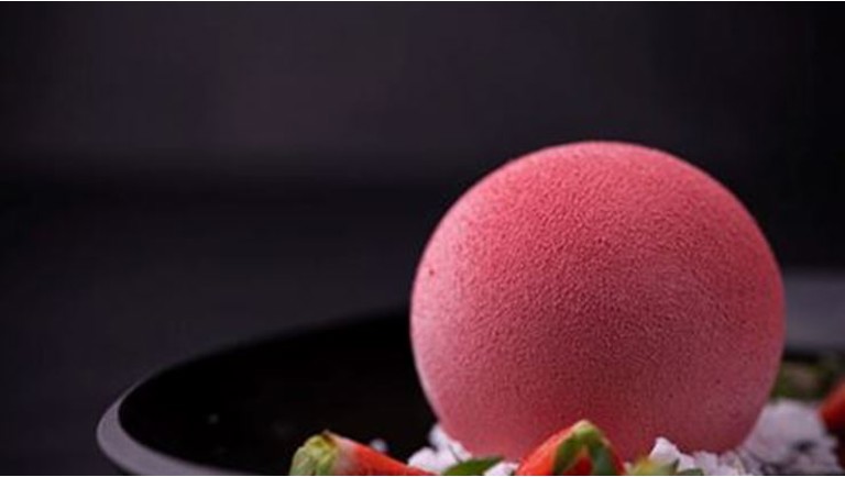 Strawberry mousse