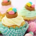 Easter egg cupcakes