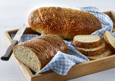 Sesambrød og -flutes