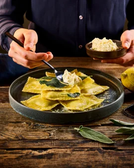 Hjemmelavet ravioli 
