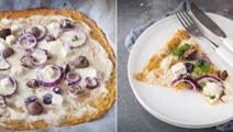 Zoete aardappel pizzabodem