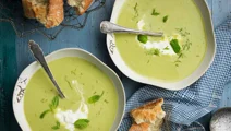 Crème Ninon med myntaröra