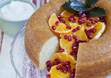 Savarin - fyldt, fransk dessertkage