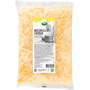 Arla® Pro Mozzarella Cheddar-Mix, 1kg