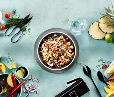 Pineapple & Mango Salad with Castello® Greek Style Cheese