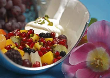 Fruktsallad med paradisfrukter
