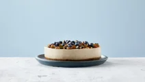Lactosevrije en glutenvrije amandel cheesecake