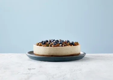 Lactosevrije en glutenvrije amandel cheesecake