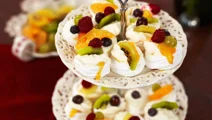 Pavlova med apelsincurd