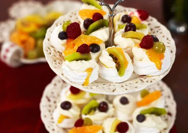 Pavlova med apelsincurd